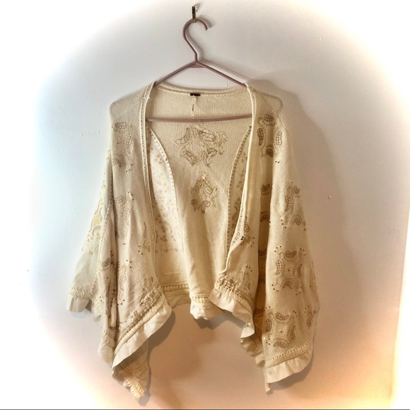 Free people poncho/ cardigan